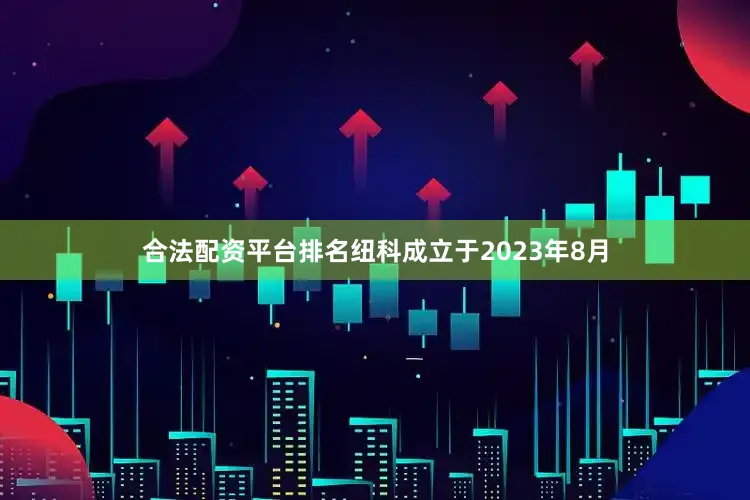 合法配资平台排名纽科成立于2023年8月