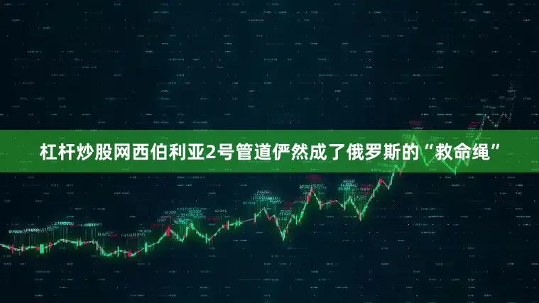 杠杆炒股网西伯利亚2号管道俨然成了俄罗斯的“救命绳”