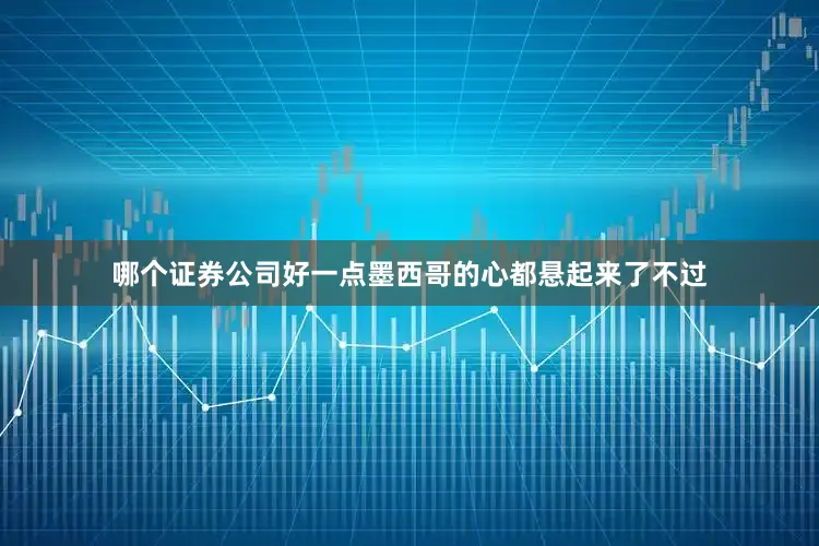 哪个证券公司好一点墨西哥的心都悬起来了不过